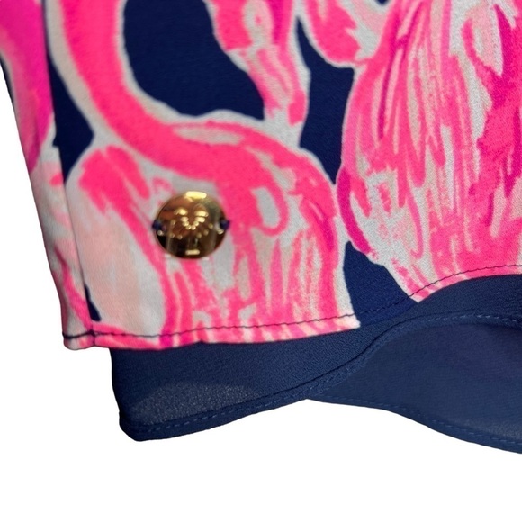 Lilly Pulitzer Florin Reversible Tank Via Amor High Tide Navy Size XS NEW - Picture 9 of 14